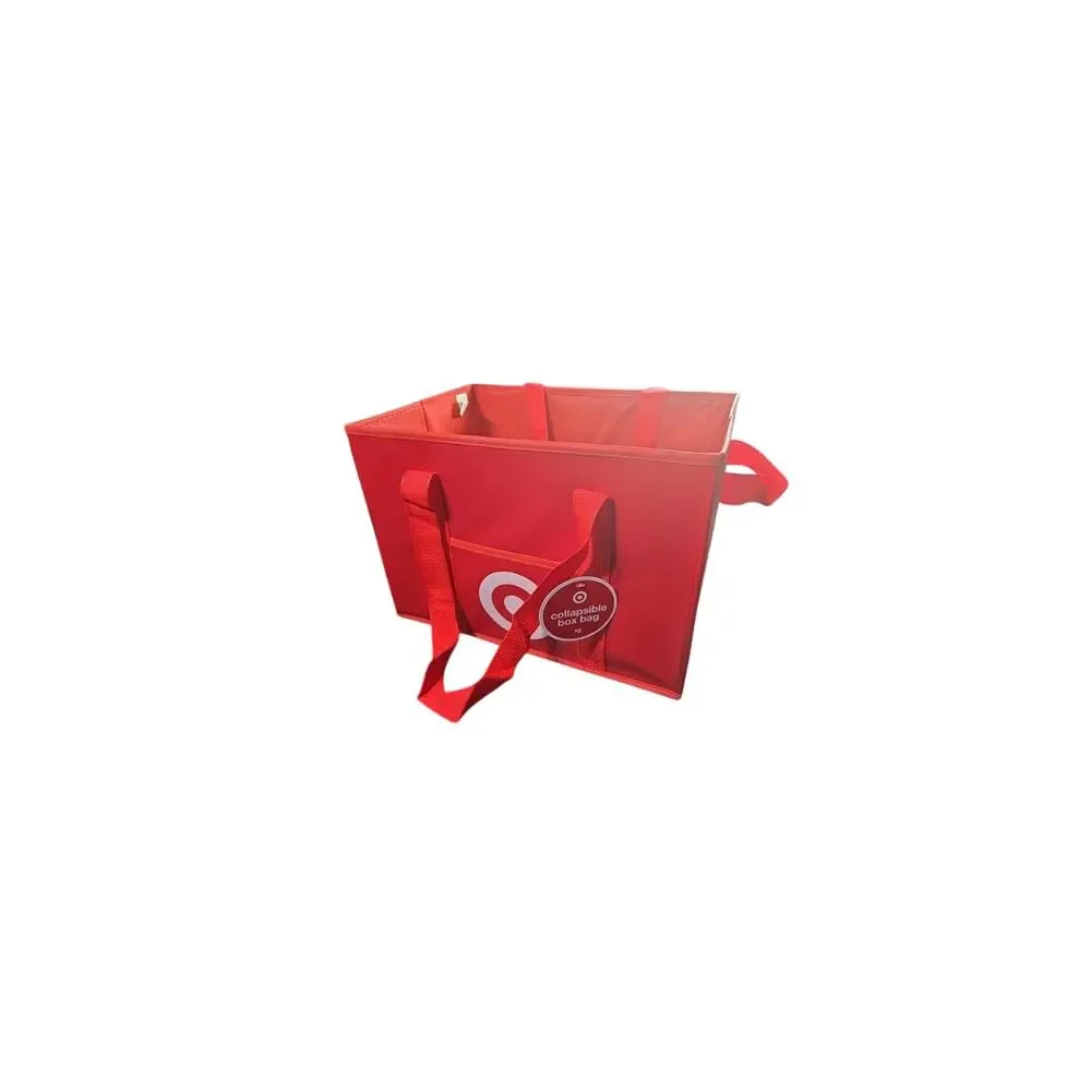 Target Collapsible Box Bag Reusable Foldable Compact NWT